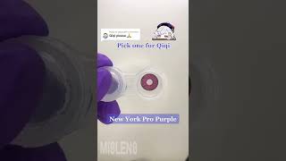 Unboxing & Review Of Purple Contact Lenses