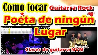 Como tocar poeta de ningun lugar Guitarra