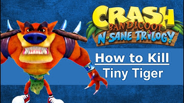 Crash Bandicoot 2: Cortex Strikes Back - Tiny Tiger Boss (How to Kill Tiny Tiger)
