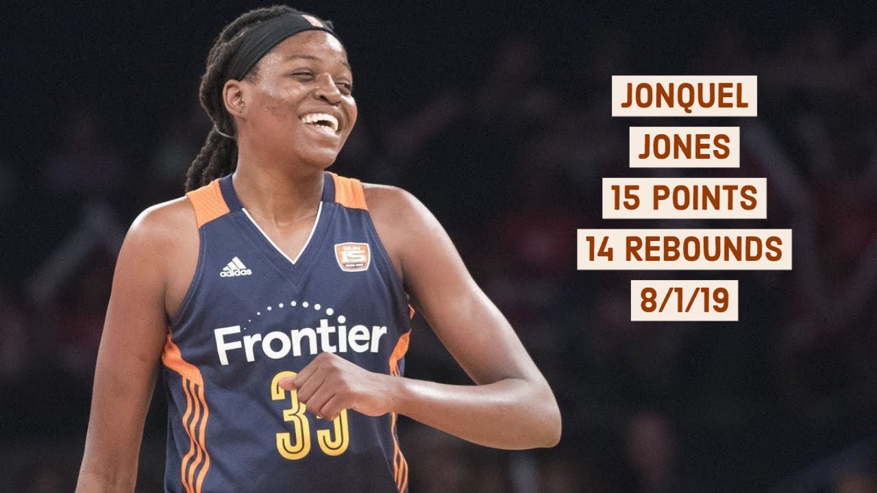 Jonquel Jones Full Highlights 2019.8.1 15 PTS, 14 RBS PopOffBaby