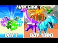 I Survived 1000 Days as DINOSAURS in HARDCORE Minecraft!