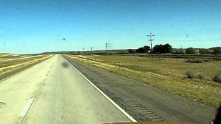 I-25 northbound Wyoming