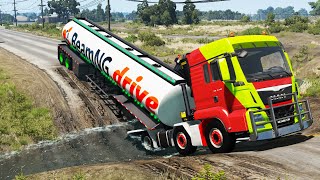 Trucks vs Potholes #6 | BeamNG.DRIVE