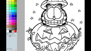 Garfield Coloring Pages For Kids - Garfield Coloring Pages Games