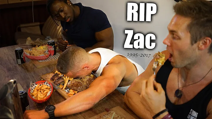 GIANT 8000 CALORIE BURGER CHALLENGE | Training Bac...