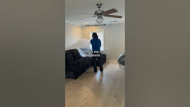 Loving this midnight madness sectional from Ashley🖤 #family #ashley #loft