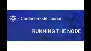 Node Course |  Running the node