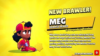 How to get Meg Brawl Stars? Box Opening