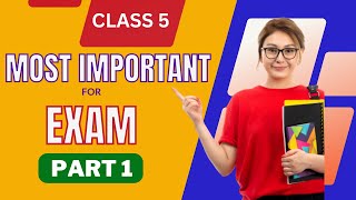 Science | MOST IMPORTANT | Class 5 | EXAM BASED | PART 1 | Maharastra State Board | Question Answer