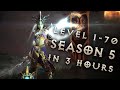 Season 5 1 70 in 3 hours Diablo 3 Reaper of Souls Livestream Fast Leveling