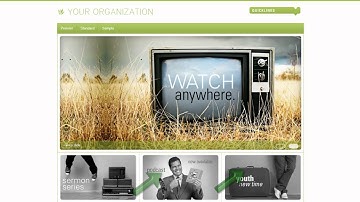 ELEXIO WEBSITE CMS Church Website Designs