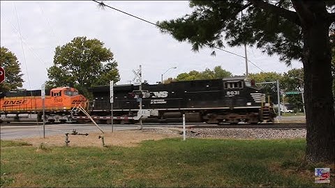 NB Norfolk Southern Empty Coal Drag Lenexa, KS 10-17-15 12:28pm
