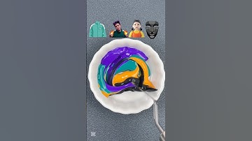 Squid Game Guess the Mixed Color #satisfying #colormixing #squidgame2 #squidgame