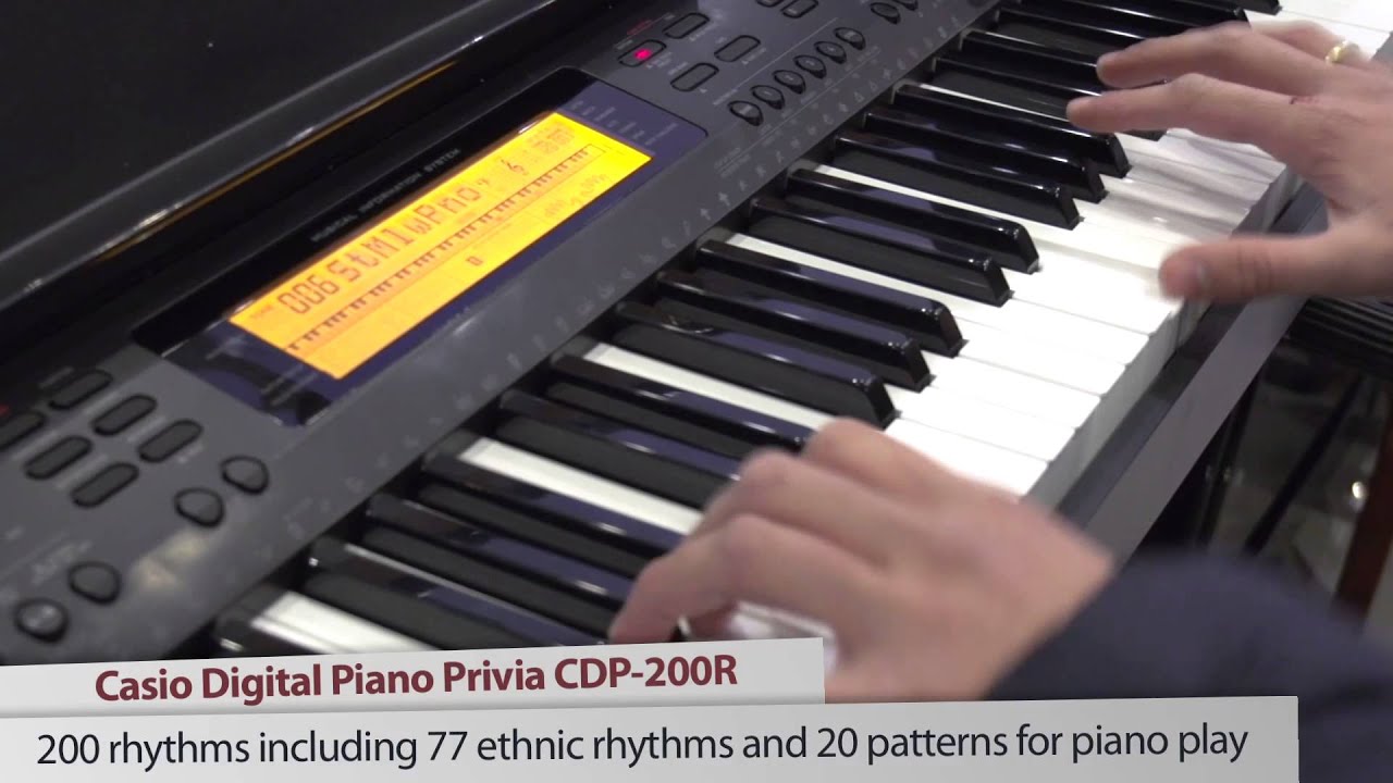 Casio Privia CDP-200 Stage Πιάνο - YouTube