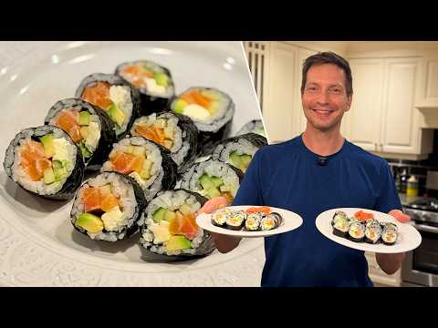 Salmon Rolls for My Husband