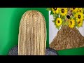 Platinum Blonde Long Knotless Box Braids