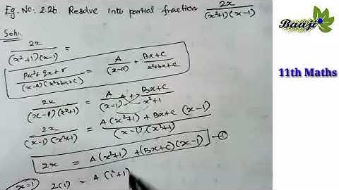 11th Maths Example No.2.26