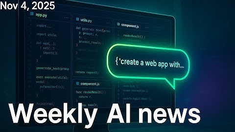 Vibe Coding is er! AI-collegatools nemen het over | Wekelijks AI-nieuws 4 nov. 2025