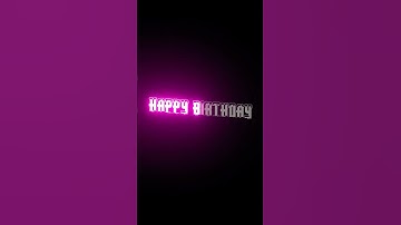 Happy birthday wishing animation status video #shorts #AS__999 #youtubeshorts