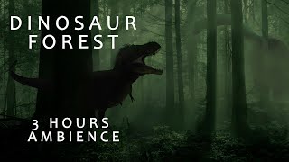 Dinosaur Forest - 3 hours - Dinosaur Ambience - Jurassic Park Ambience -  Dinosaur and Forest Sounds screenshot 4