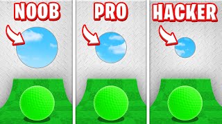 Golf It NOOB vs. PRO vs. HACKER Holes…