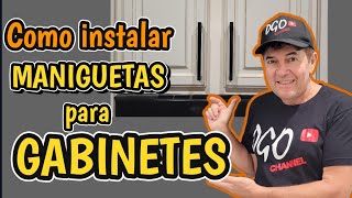 Como instalar maniguetas para gabinetes