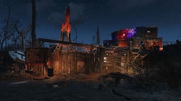 Fallout 4 - Red Rocket Motel & Bar Settlement Build