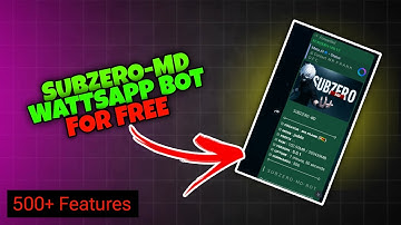 How To Deploy Subzero Md Wattsapp Bot For Free !