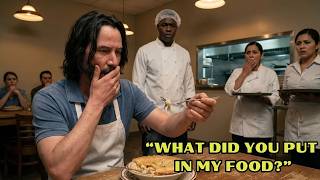Keanu Reeves Disguised as a Dishwasher Took One Bite of Pie — Then Fired the Manager