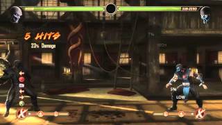 Mortal Kombat 9 - Noob Saibot обучение + комбо Mortal Kombat 9 - Noob Saibot обучение + комбо