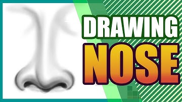 HOW TO DRAW NOSE ON SKETCHBOOK