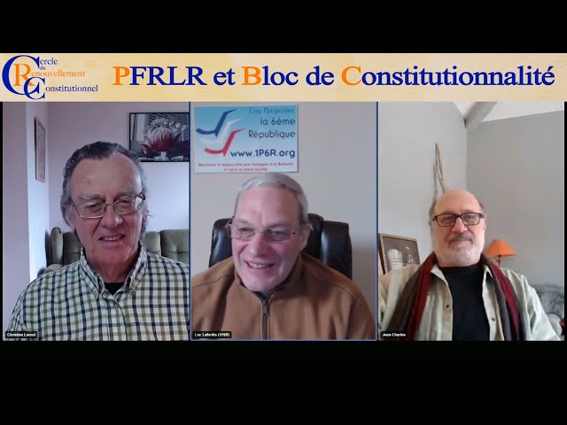 PFRLR et bloc de constitutionnalité - Christian Laurut