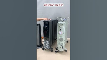 Khi mua máy sưởi chọn máy sưởi gốm hay máy sưởi dầu #dienmayvanphuc #maysuoiam #maysuoidau