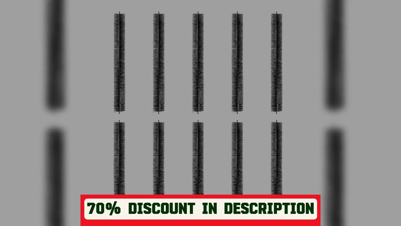 A must-have product! SucceBuy Gutter Brush 30 Ft Total Length 4.33 in Diameter Gutter Cleaning Too