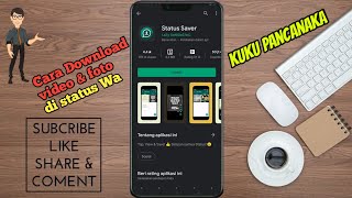 Cara Download Video atau Foto di status WA || Tutorial Android