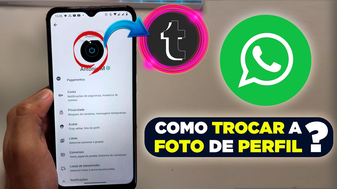 Como mudar sua Foto de Perfil no WhatsApp após a nova atualização ...