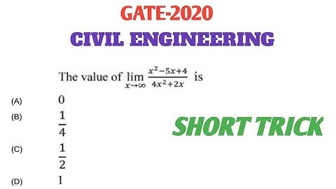 GATE 2020 CE MATHEMATICS SOLUTION