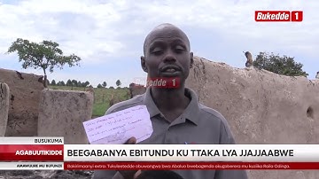 Agabuutikidde Abantu abatamanyidwa balumbye  mu kiro ne bookya agamu ku mayumba gaabwe e Maddu