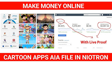 💥Free 💥 New NIOTRON And KODULAR New Cartoon app  Aia FILE - Earn Parday 35$ 🙆‍♀️ Free aia file 🤩