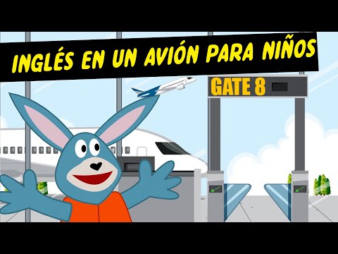 INGLÉS en aeropuertos y aviones para niños