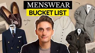 My Menswear Bucket List (9 Pieces)