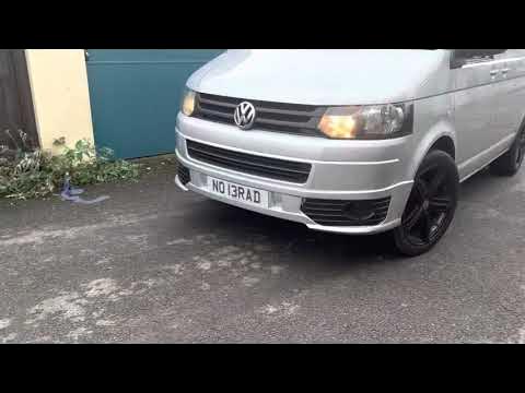 VW transporter knocking noise front wheel - YouTube