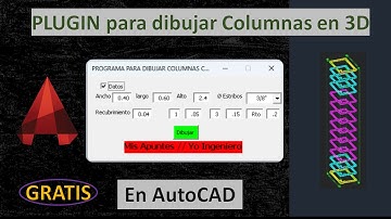 Crear columnas con estribos en 3D
