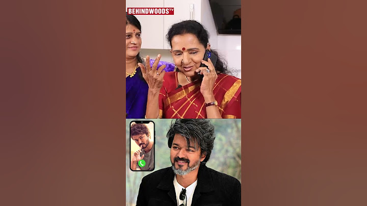 Sorry Vijay, Busy-யா இருக்கியா?VIJAY, Shoba Live Phone Call 😍 Thalapathy Voice 🔥