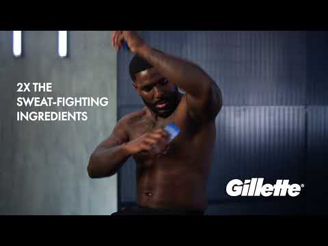 The Procter & Gamble YouTube ad: Gillette Antiperspirant #1 Clinical Brand for Men with 2x Better Sweat Protection
