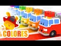 👩‍🚒¡NUEVO! Aprende los colores con Camiones de Bomberos | Titounis