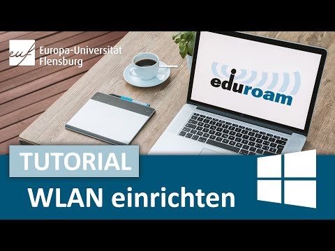 WLAN Eduroam einrichten (Windows-Anleitung für Studis, Europa-Universität Flensburg)