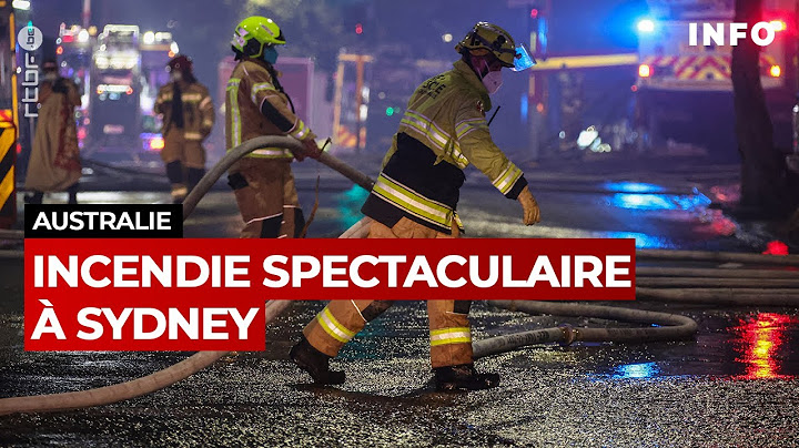 Un immeuble s'effondre dans un violent incendie à Sydney - RTBF Info