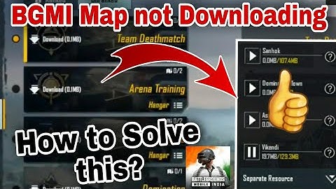 Battlegrounds Mobile India Map not Downloading Problem Solved🔥 | BGMI 0.1mb Error Fixed?