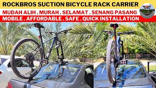 Rockbros Suction Bicycle Carrier || BM & English || Shopee je ! || Murah & Selamat